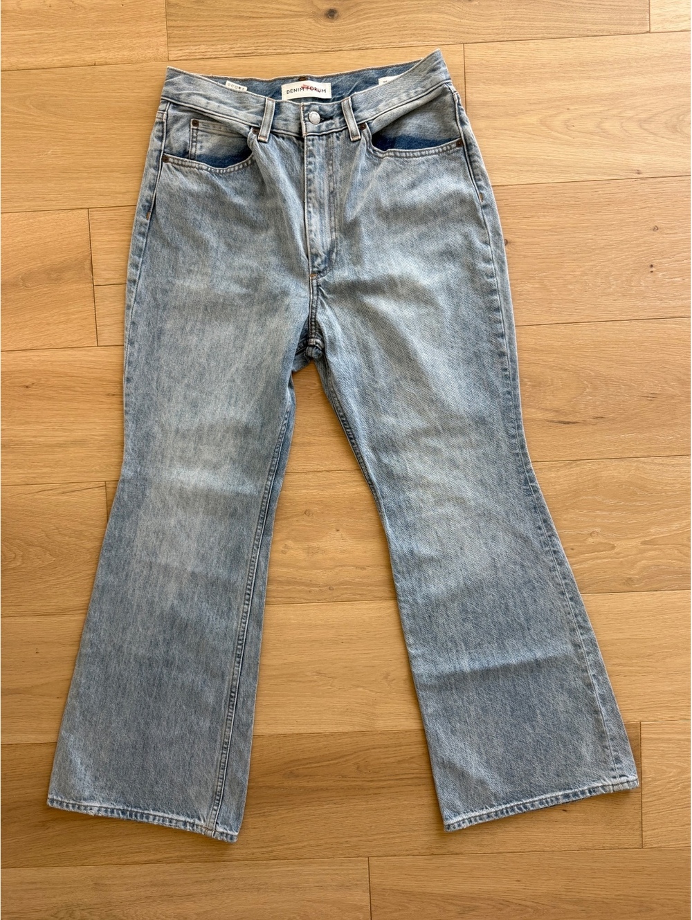 Aritzia Denim Forum Marlene 60s High Rise Flare Jeans 30 30L Organic Cotton